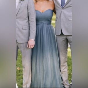 David’s Bridal Strapless Tulle Dress